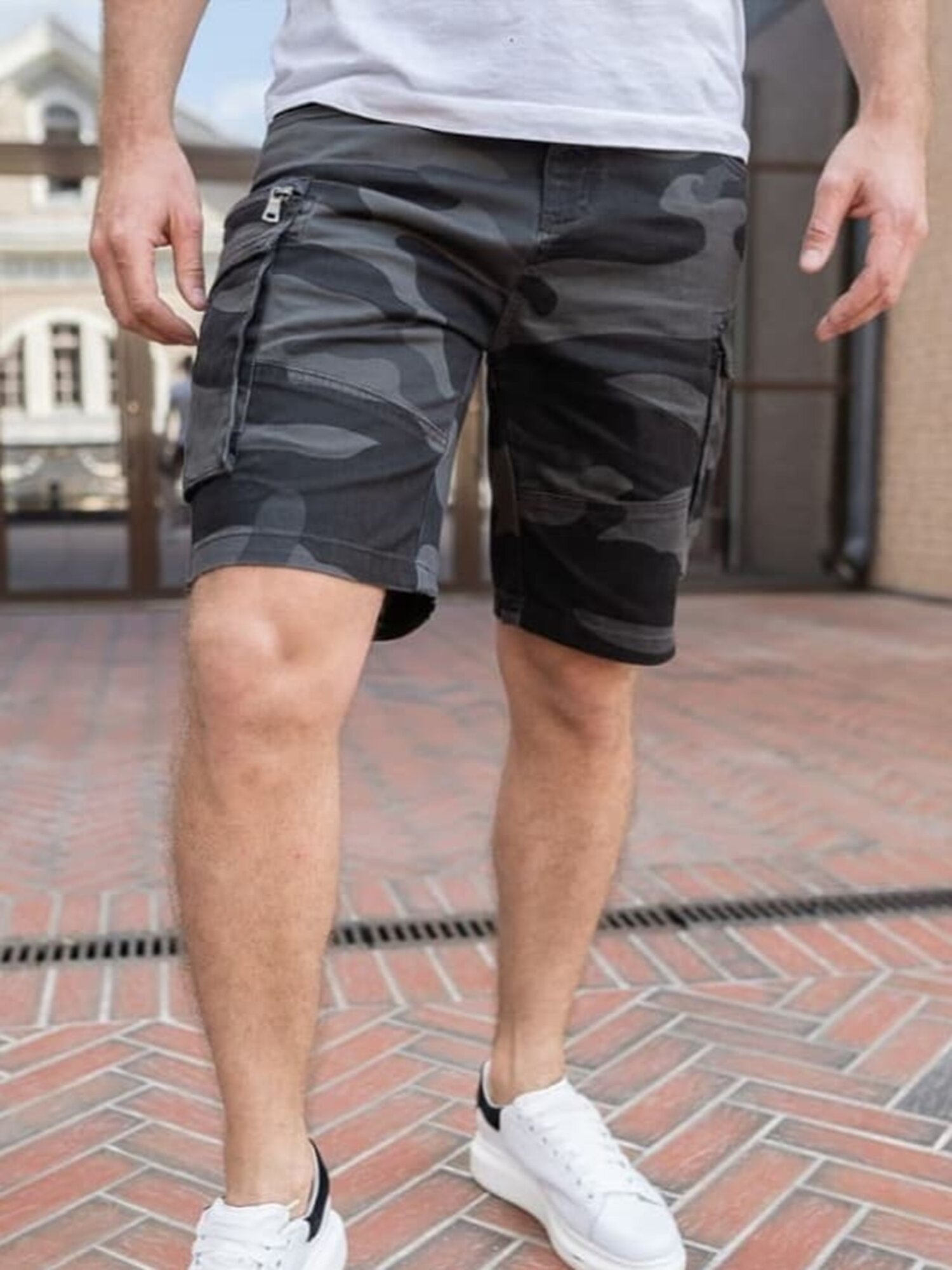 Шорты Kamukamu Шорты летние тактические Crusader Casual цвет камуфляж night camo