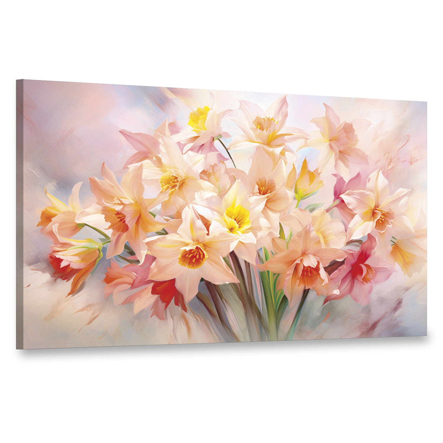 Интерьерная картина 100х60 "Весенний букет"