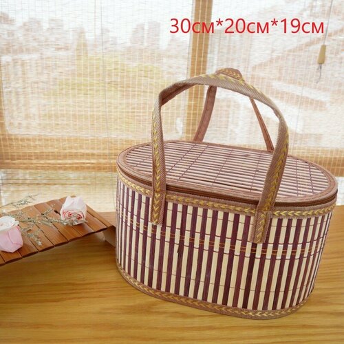 Корзинка складная бамбуковая для хранения