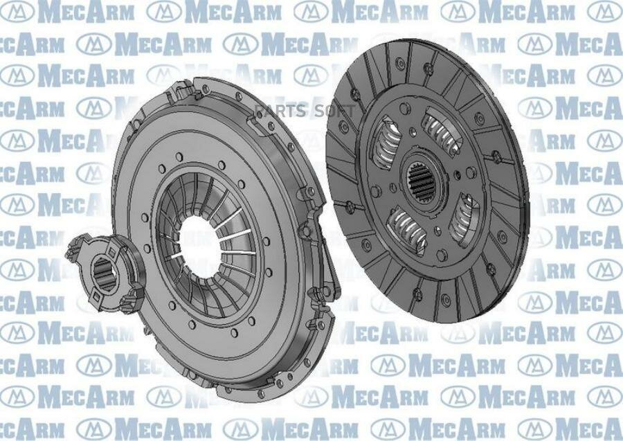 MECARM MK10334 Комплект сцепления PSA 107 1.0 CFA/CFB диск+корзина+подш.