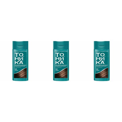 Тоника Оттеночный бальзам для волос 4.0 Шоколад, 150 мл, 3 шт