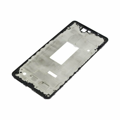 Рамка дисплея для Xiaomi Redmi Note 12 Pro 5G / POCO X5 Pro 5G, черный накладка пластиковая для xiaomi redmi note 12 pro 5g poco x5 pro 5g с силиконовой окантовкой чёрная