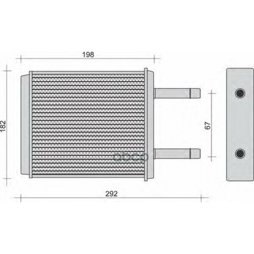 Радиатор Отопителя Салона Tg-Rih0010/96314858 * Ti•Guar Chevrolet / Daewoo Matiz 01- Ti-Guar арт. TGRIH0010