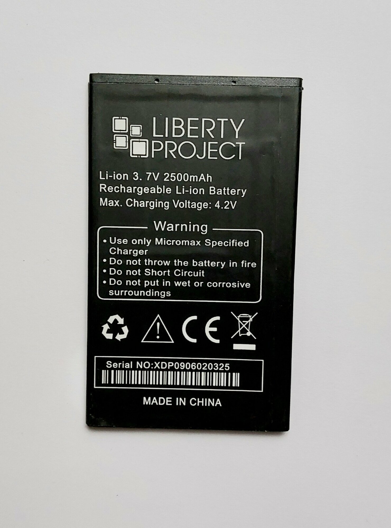 Аккумуляторная батарея для Fly iQ440 Energie (BL4015) 2500 mAh