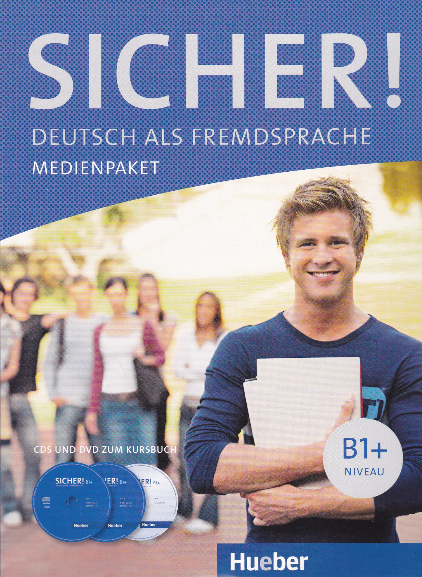 Sicher ! B1+. Medienpaket, 2 Audio-CDs und DVD zum Kursbuch. Deutsch als Fremdsprache Hueber Verlag - фото №1