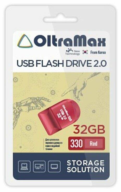 USB флэш-накопитель (OLTRAMAX OM-32GB-330-Red)