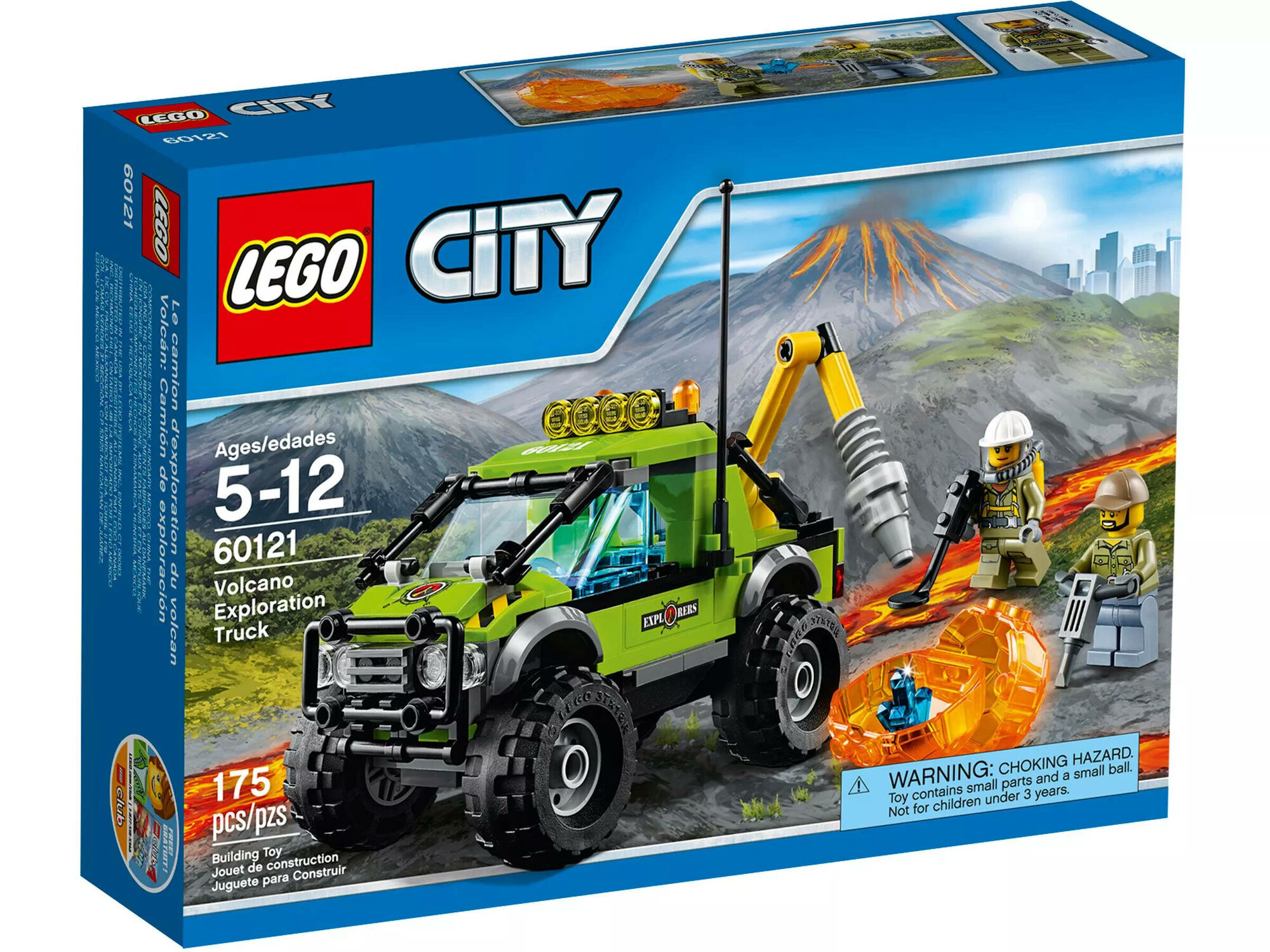 LEGO City 60121 Грузовик Исследователей Вулканов