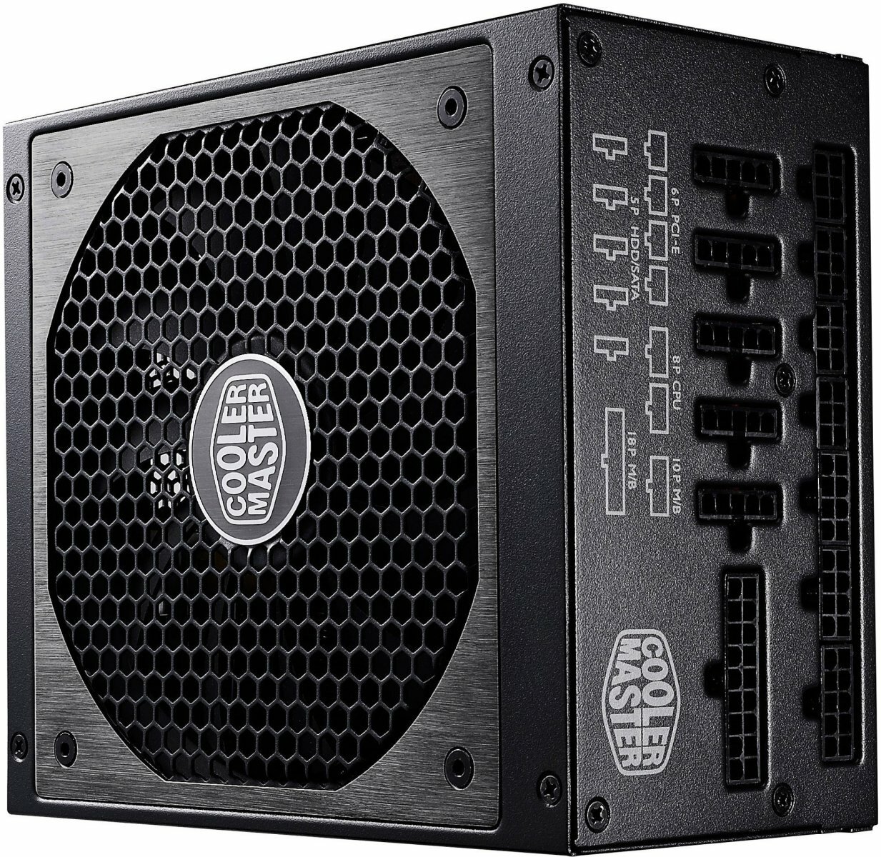 Блок питания ATX Cooler Master MPZ-A001-AFBAPV-EU 1000W, APFC, 135mm fan, 80 PLUS Platinum, отстегивающиеся кабели - фото №20