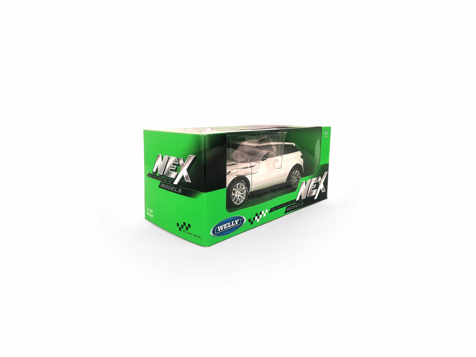 Машинка Welly 1:24 Range Rover Evoque белый - фото №10
