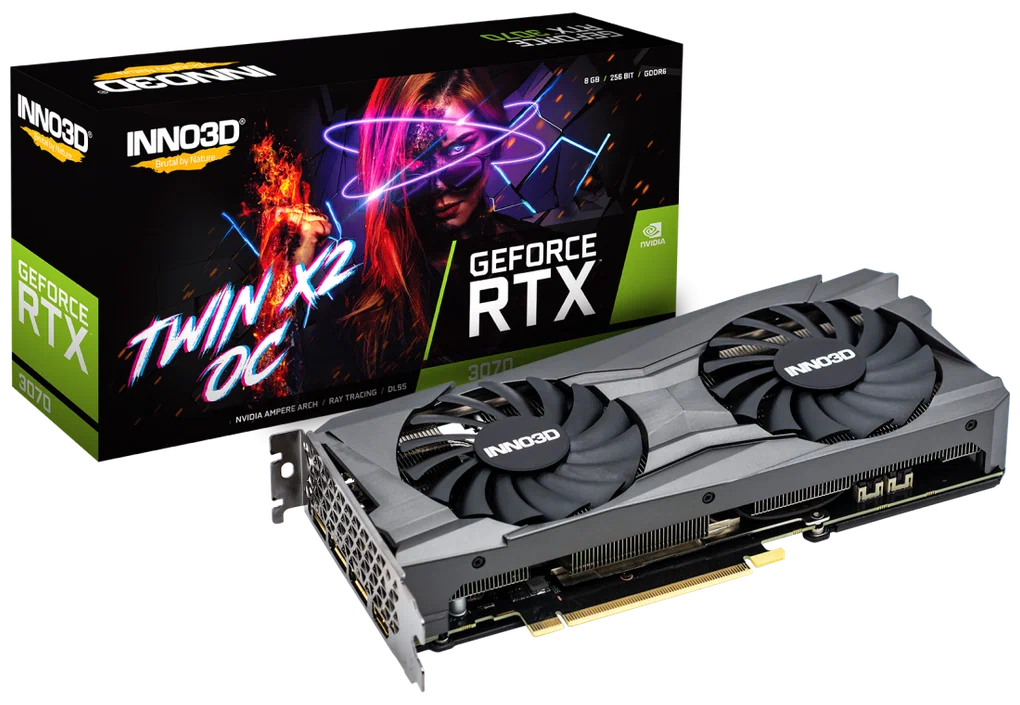 Видеокарта INNO3D GeForce RTX 3070 TWIN X2 OC 8GB