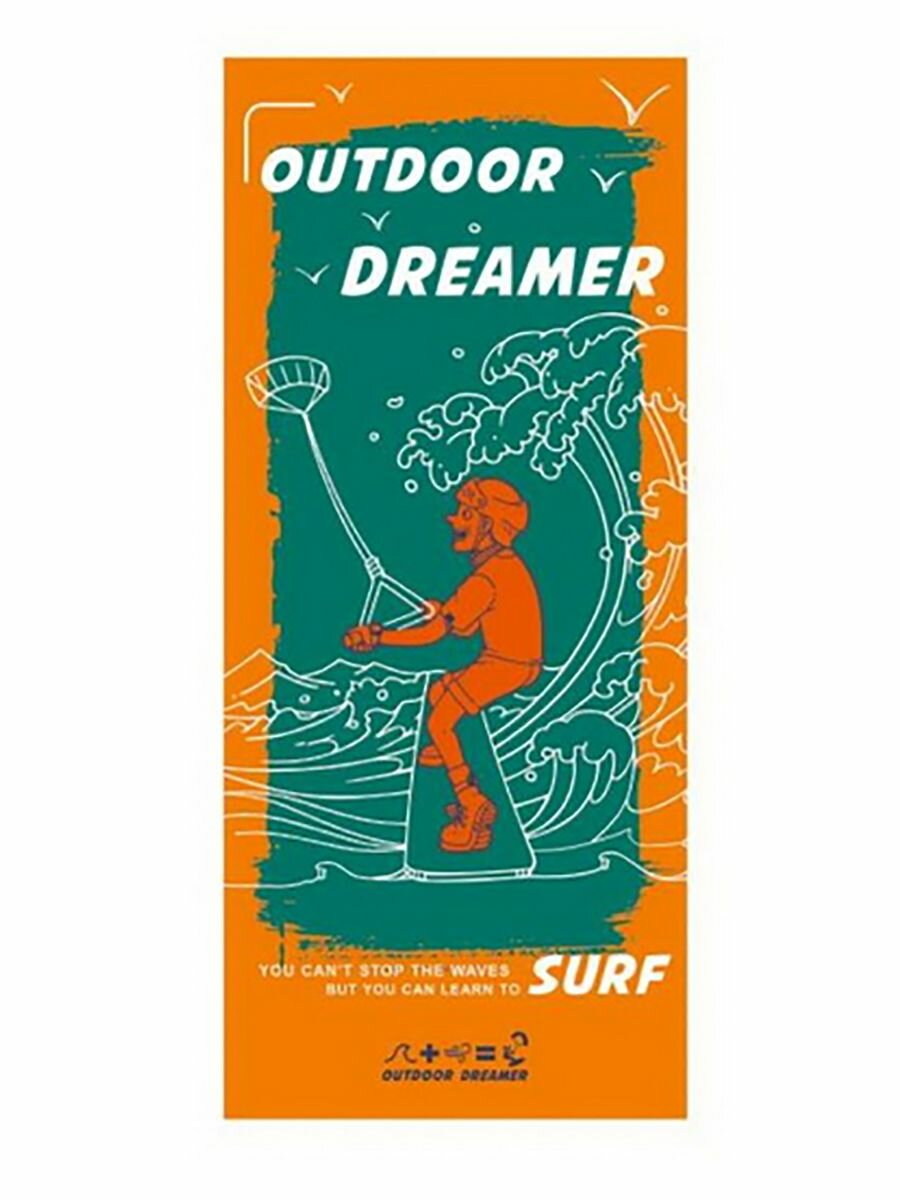 Бафф KAILAS для мужчин и женщин, оранжевый/зеленый — фото 1