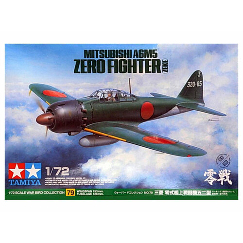 60779 Tamiya Японский палубный истребитель Mitsubishi A6M5 (ZEKE) - Zero Fighter (1:72)