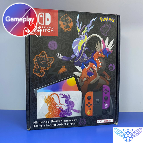 Игровая приставка Nintendo Switch OLED Pokémon Scarlet and Violet Limited Edition 256GB (Picofly) игровая приставка nintendo switch oled 64 гб без игр pokémon scarlet