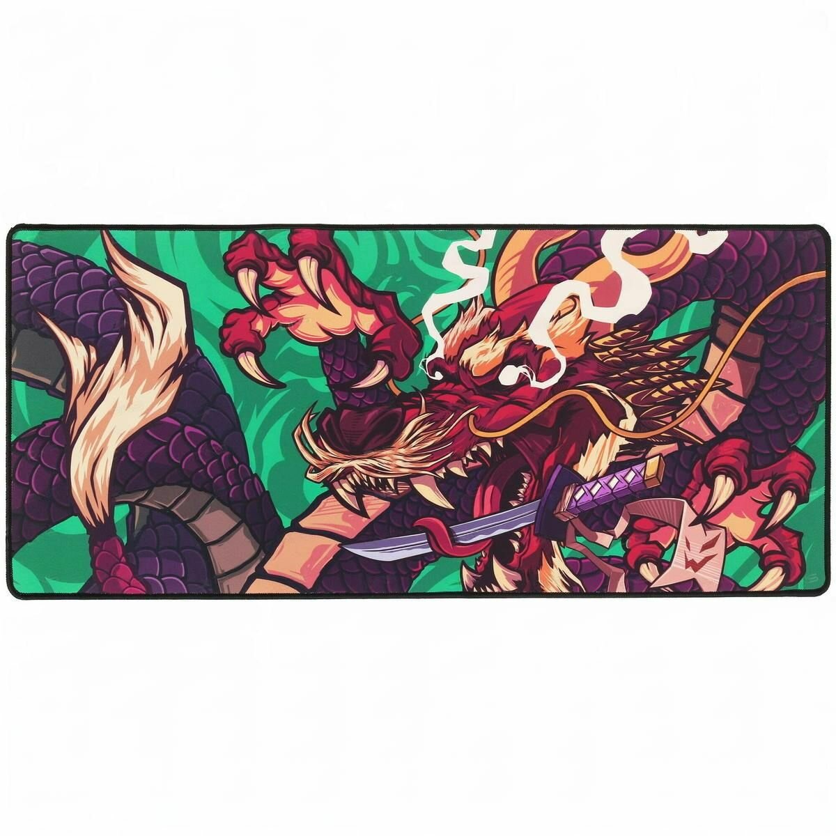 Игровой Коврик ARDOR GAMING GM-XL Asia Dragon (XL), 90x40x0.4, ткань, резина, speed многоцветный