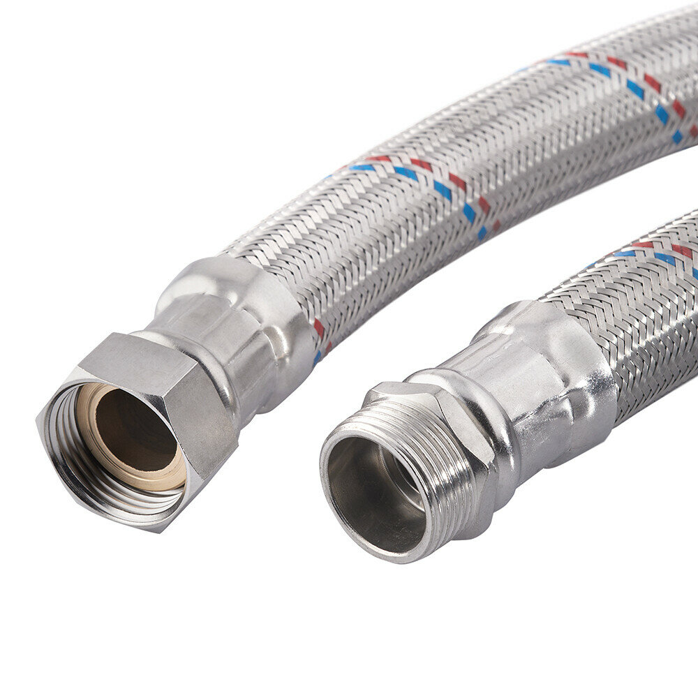 Подводка гибкая для воды СТМ 1 ВР(г) х 1 НР(ш) 80 см (31270/SW1HM080/52537) СТМ 31270/SW1HM080/52537