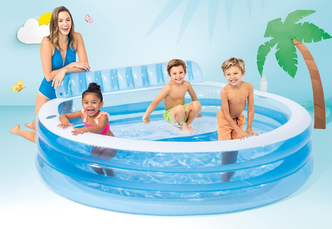 Бассейн семейный 229 х 218 х 79 см Intex Swim Center Family Lounge Pool 57190