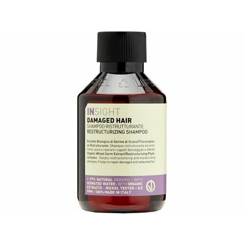 Шампунь для восстановления поврежденных волос Insight Professional DAMAGED HAIR RESTRUCTURIZING SHAMPOO travel size