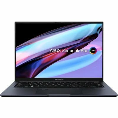 Ноутбук Asus ZenBook Pro 14 OLED UX6404VV-P1122X 90NB11J1-M00620 Intel Core i9 13900H, 2.6 GHz - 5.4 GHz, 16384 Mb, 14.5" 2.8K OLED 2880x1800, 1000 Gb SSD, DVD нет, nVidia GeForce RTX 4060 8192 Mb, Windows 11 Professional, черный, 1.65 кг, 90NB11J1-M00620