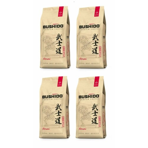 фото Кофе молотый bushido sensei, 227 г,(комплект: 4 упаковки)