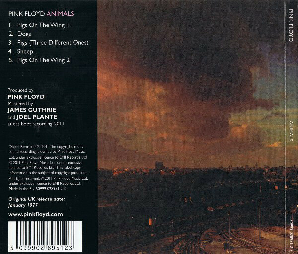 Pink Floyd Animals CD Warner Bros. - фото №8