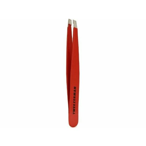 Пинцет скошенный TWEEZERMAN SLANT TWEEZER SIGNATURE RED