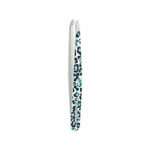 Пинцет скошенный TWEEZERMAN SLANT TWEEZER LEOPARD PRINT