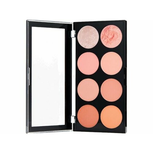 Набор румян, бронзаторов, хайлайтеров MakeUp Revolution ULTRA BLUSH PALETTE палетка румян makeup revolution ultra blush palette golden soul 12 8 г