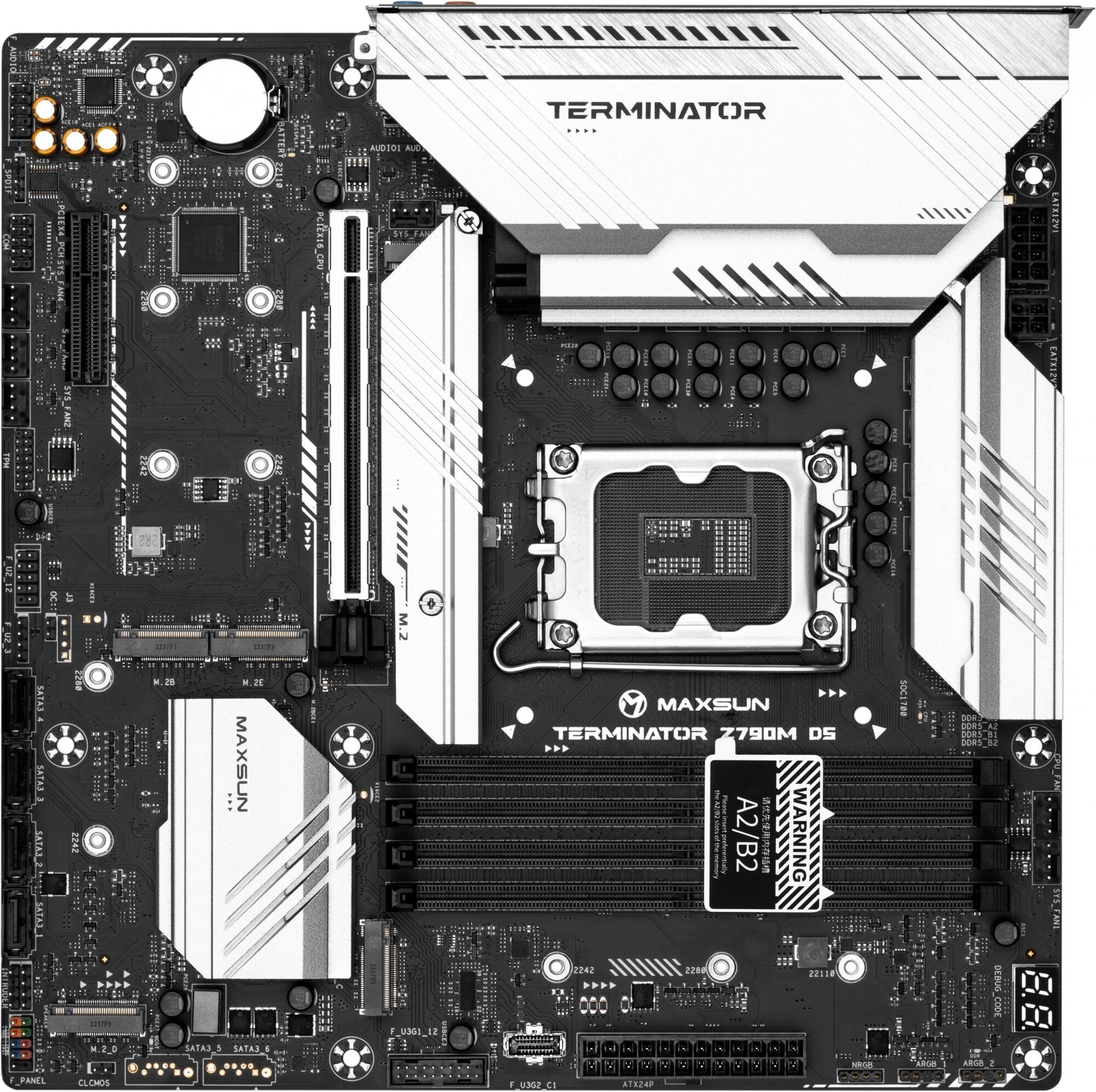 Материнская плата Maxsun TERMINATOR Z790M D5 (LGA1700, mATX)