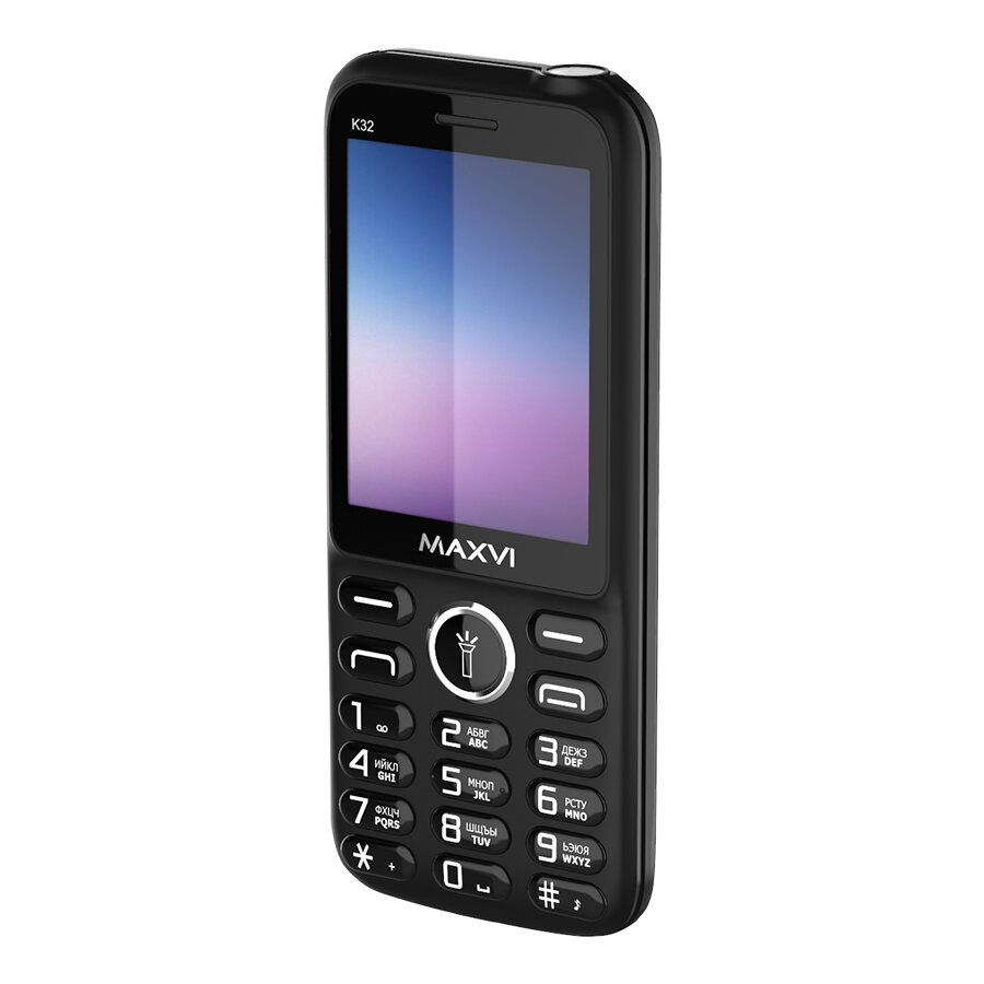 Телефон MAXVI K32, 2 SIM, black