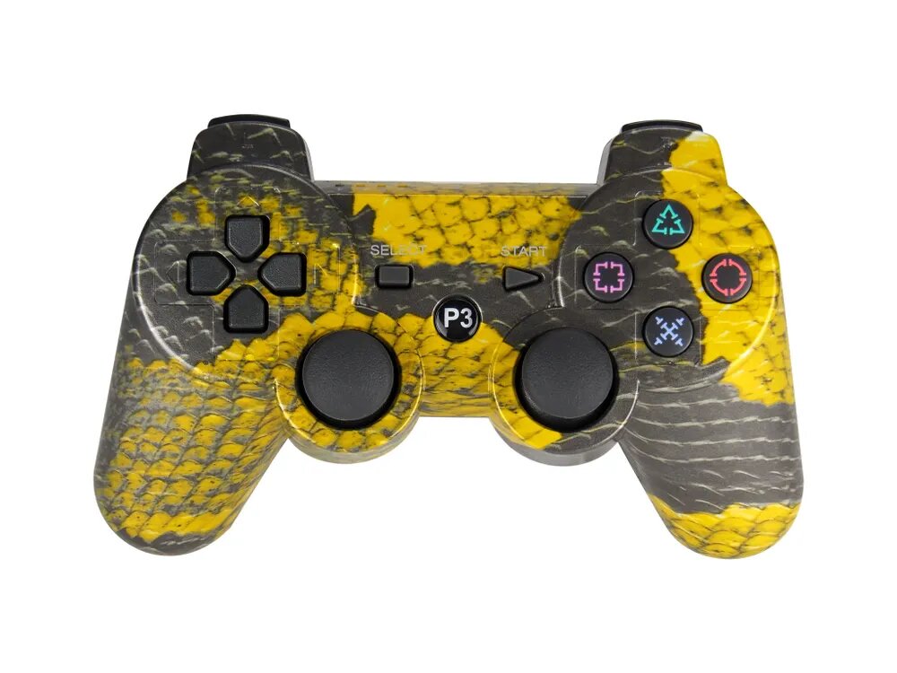 Джойстик для Playstation 3, беспроводной, желтый