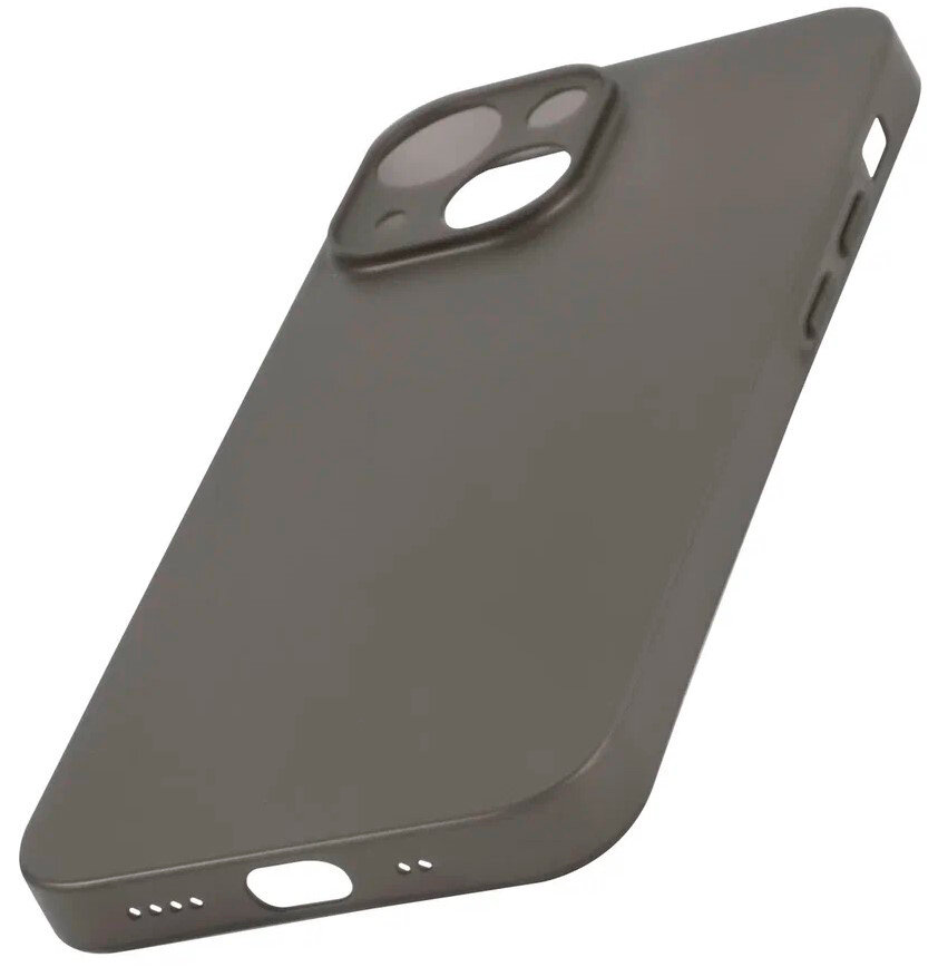 Чехол (клип-кейс) Usams US-BH776, для Apple iPhone 13 mini, черный (матовый) [ут000028068] Noname - фото №3