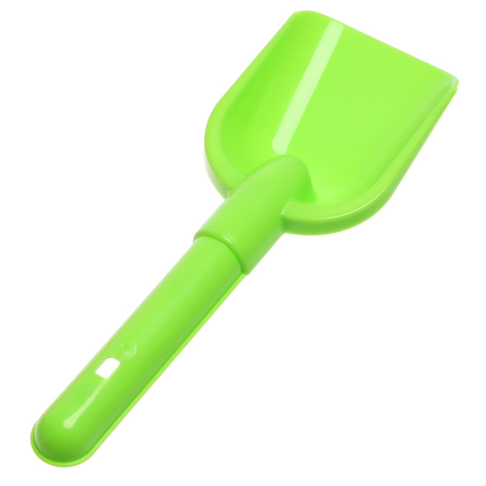 Лопатка совок детская для снега и песка, 19 см, цвет зелёный
