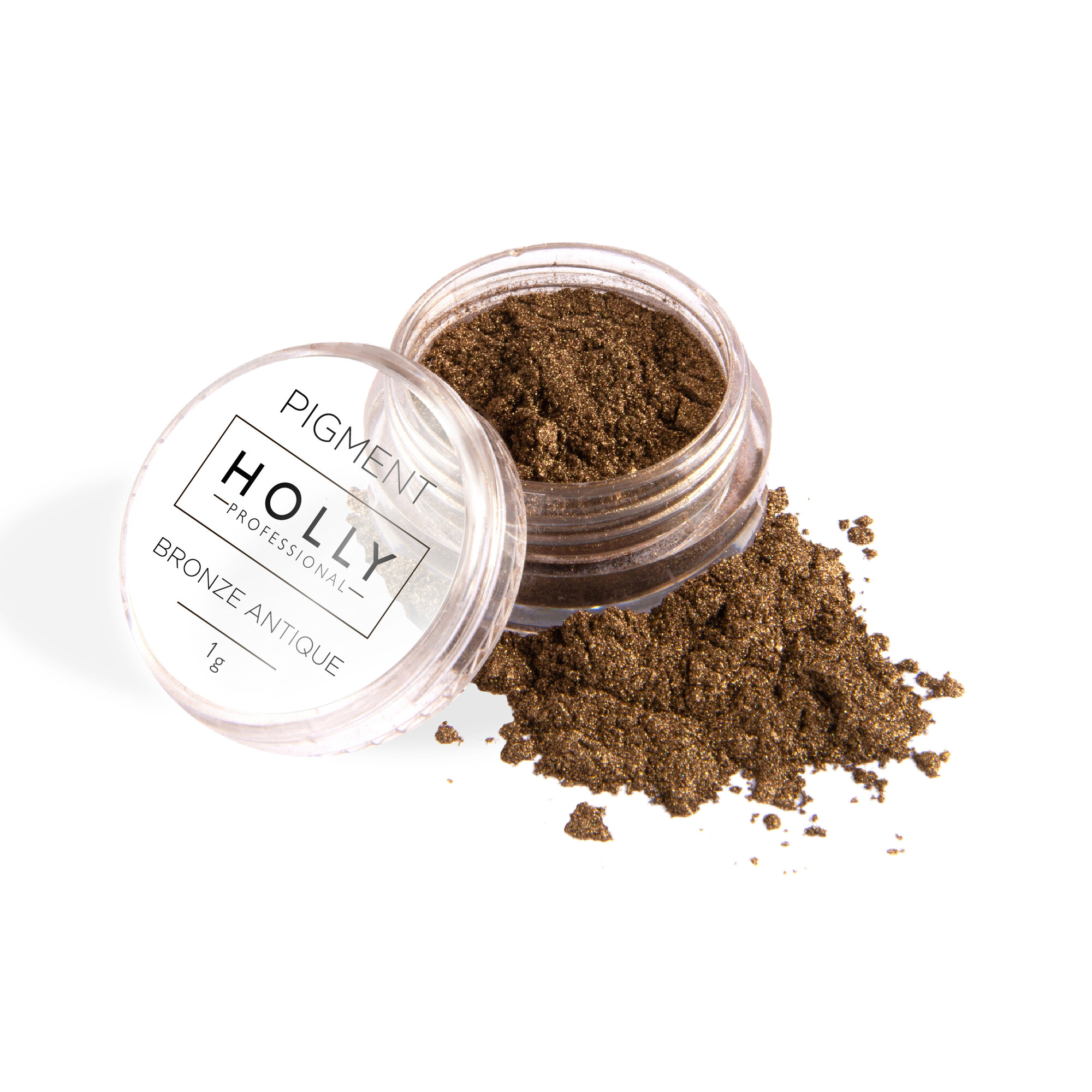 Holly Professional Рассыпчатые тени - минеральный косметический пигмент Pigment Bronze Antique