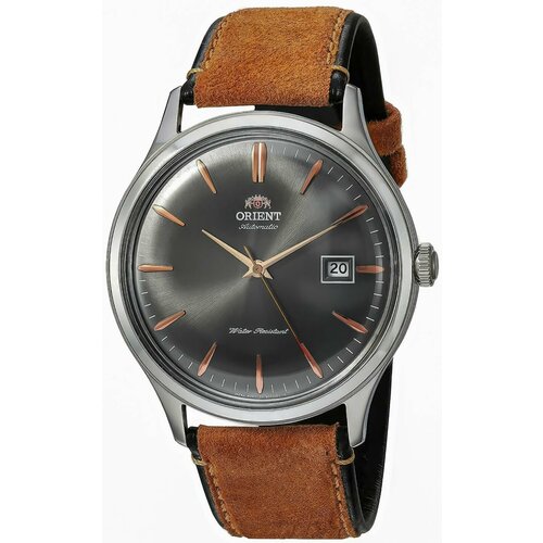 Наручные часы ORIENT Automatic, серый, коричневый