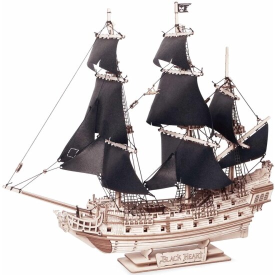 Сборная модель Lemmo Пиратский корабль "Черное Сердце"