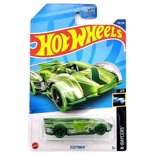 hot wheels машинка базовой коллекции bricking trails красная c4982 hcw86 Hot Wheels Машинка базовой коллекции ELECTRACK салатовая C4982/HCT52