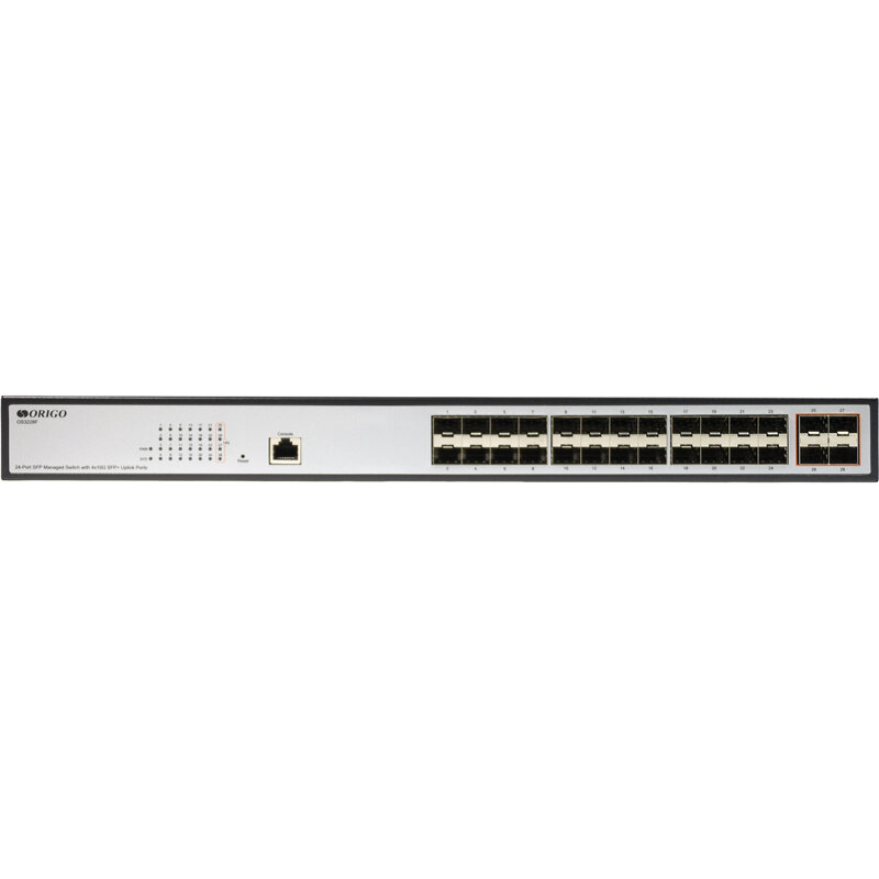 Коммутатор/ Managed L3 Switch 24x1000Base-X SFP, 4x10GBase-X SFP+, RJ45 Console, 19" w/brackets