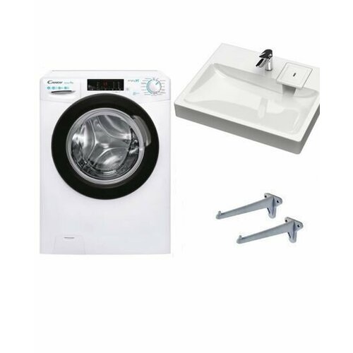 Candy smart pro CSO34 106TB12-07 с паром и раковина над стиральной машиной Стайл 50 4495000₽