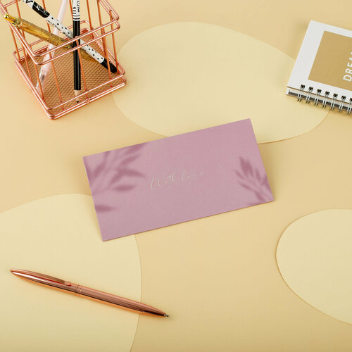 Конверт для денег MESHU Purple Orchid 85164мм soft-touch фольга 5 штук 445₽