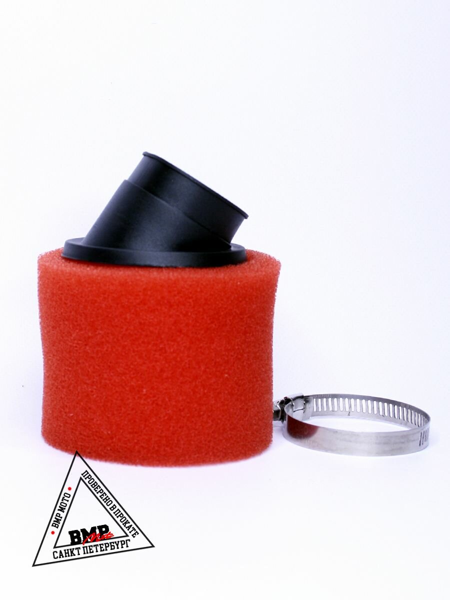 Воздушный фильтр №2 42 мм угловой для питбайка поролон — фото 1