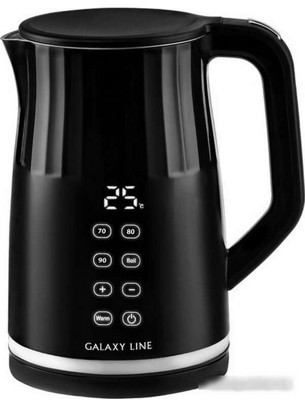 Чайник электрический GALAXY LINE GL 0337, 2200Вт, черный