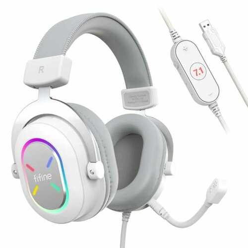 Проводные наушники Fifine H6 белые 1 шт 8790₽