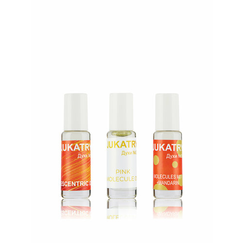 Подарочный набор масляных духов Jukatry 8 Молекула духи 12730 женский 3 шт по 4 мл 312₽
