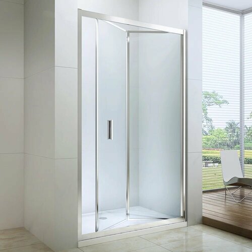 Душевая дверь в нишу Berges Wasserhaus Legos LS-4 100 см профиль хром стекло прозрачное 062029 27975₽