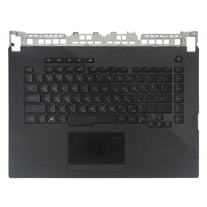 Клавиатура с топкейсом для ноутбука Asus ROG STRIX G531GT, G531GV G531GW с подсветкой, с тачпадом , чёрный,