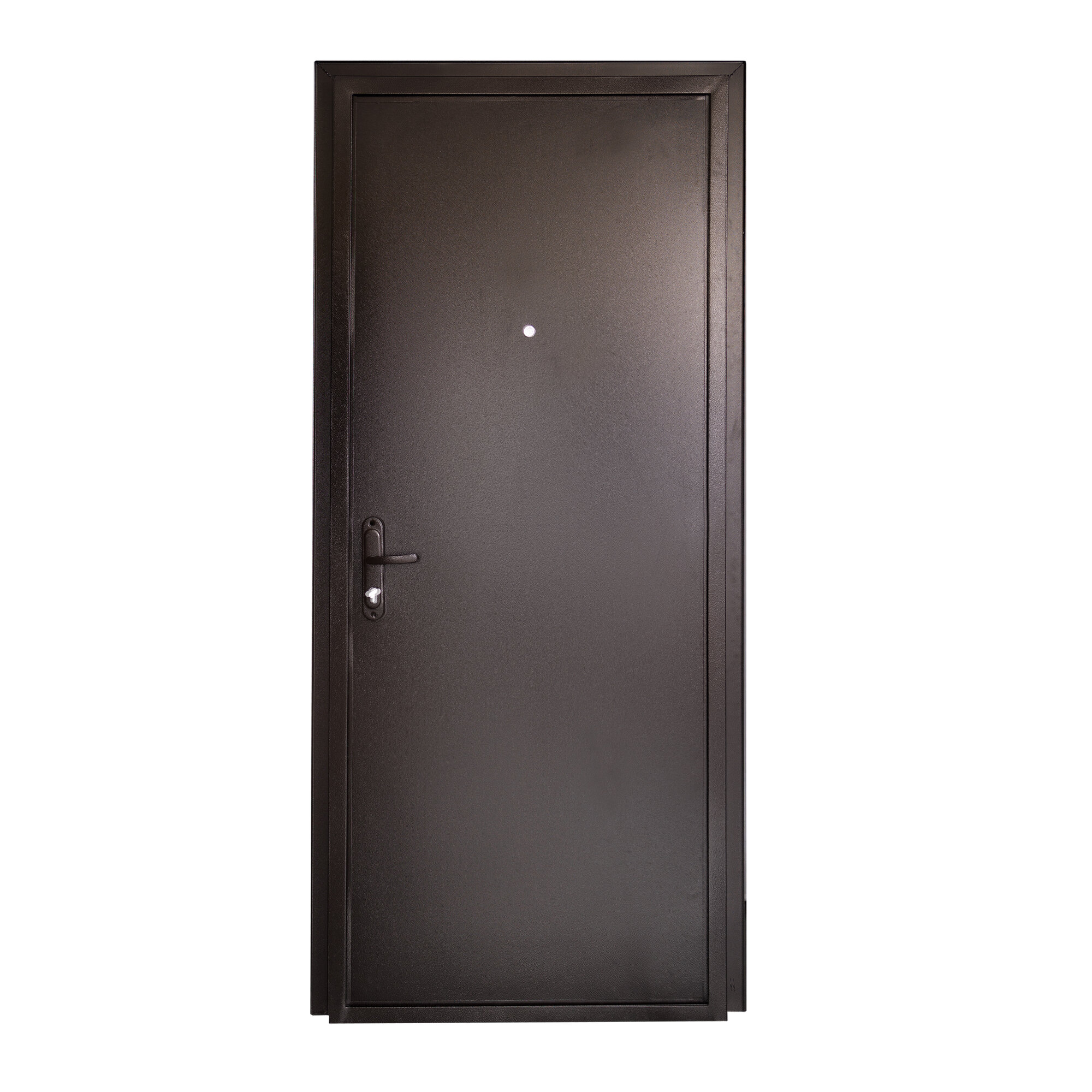 Дверь входная для квартиры Unicorn металлическая Terminal 960х2050, правая, антивандальное покрытие, уплотнитель, цилиндровый замок, коричневый - фотография № 4