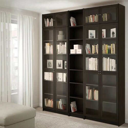 Шкаф стеллаж Стоп Мебель Билли 15 200х30х237 Белый 39850₽