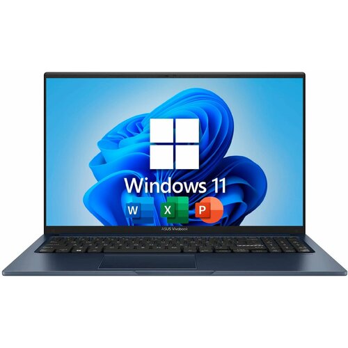 15.6 Ноутбук ASUS VivoBook 15X, Intel Core i3-1215U (6 ядер), RAM 8 ГБ, SSD 512 ГБ, Intel UHD Graphics, Windows 11 + Office 2021, Русская раскладка