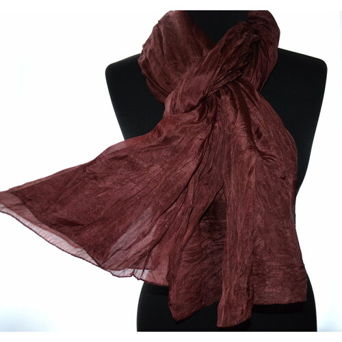 Шарф ,215х90 см, универсальный, коричневый шарф 230х23 см универсальный коричневый