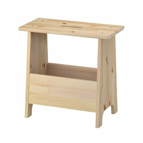 Табурет с ящиком деревянный 49х25х45